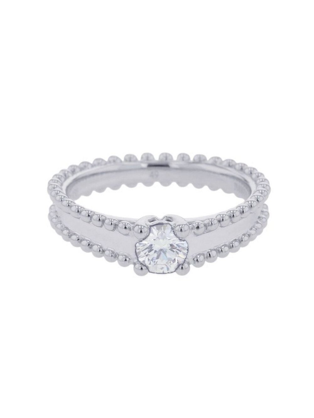 Van Cleef & Arpels Cleef&apels Ring Ester Diamond Platinum Engagement